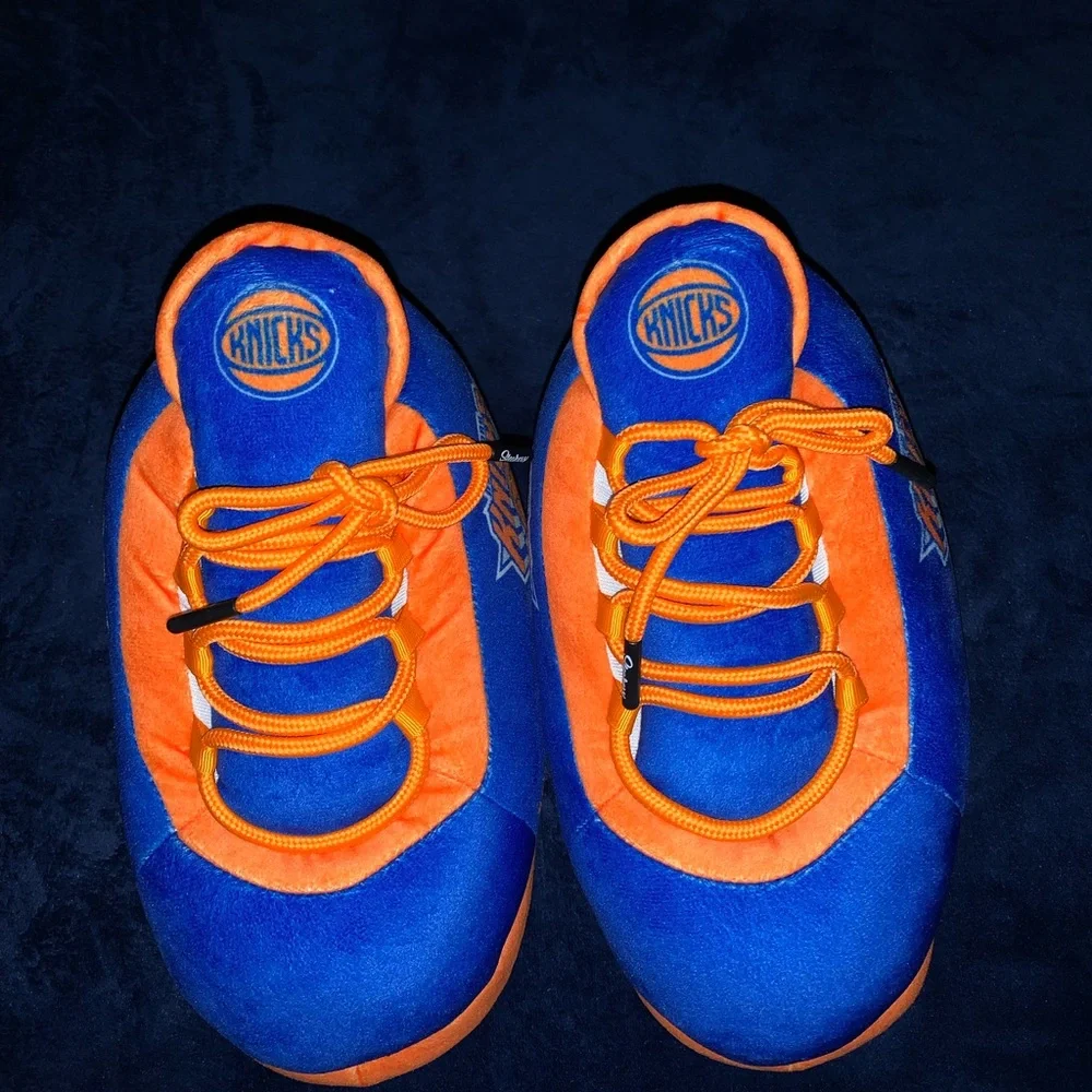 Kids Blue & Orange Slipper Shoes